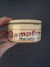RARE SIZE Original Vintage CAMPFIRE MARSHMALLOWS TIN 3.75
