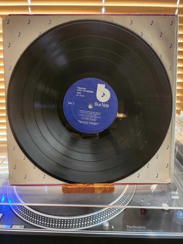 Bobby Hutcherson, Happenings, 1975 Blue Note Stereo, Van Gelder, VG+/VG+ - Image 4 of 4