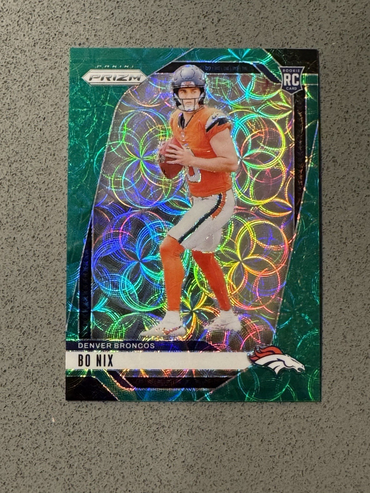 2024 Panini Prizm - Rookies Bo Nix #309 Green Scope Prizm /75 (RC) 🔥