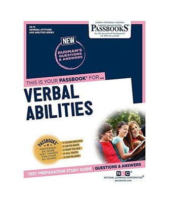 Verbal Abilities [Cs-13]: Passbooks Study Guide Volume 13, National Learning Cor