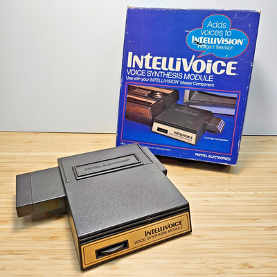 1981 Mattel Intellivoice Voice Synthesis Module 3330 w/ Original Box - Untested