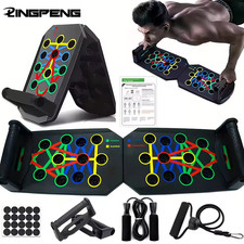 Portable Push-Up Board Set   Foldable, Multifunctional Upper Body Trainer