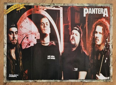 PANTERA - Riesiges Poster von 2014 - 75 x 55 cm - NEUWERTIGER ZUSTAND!