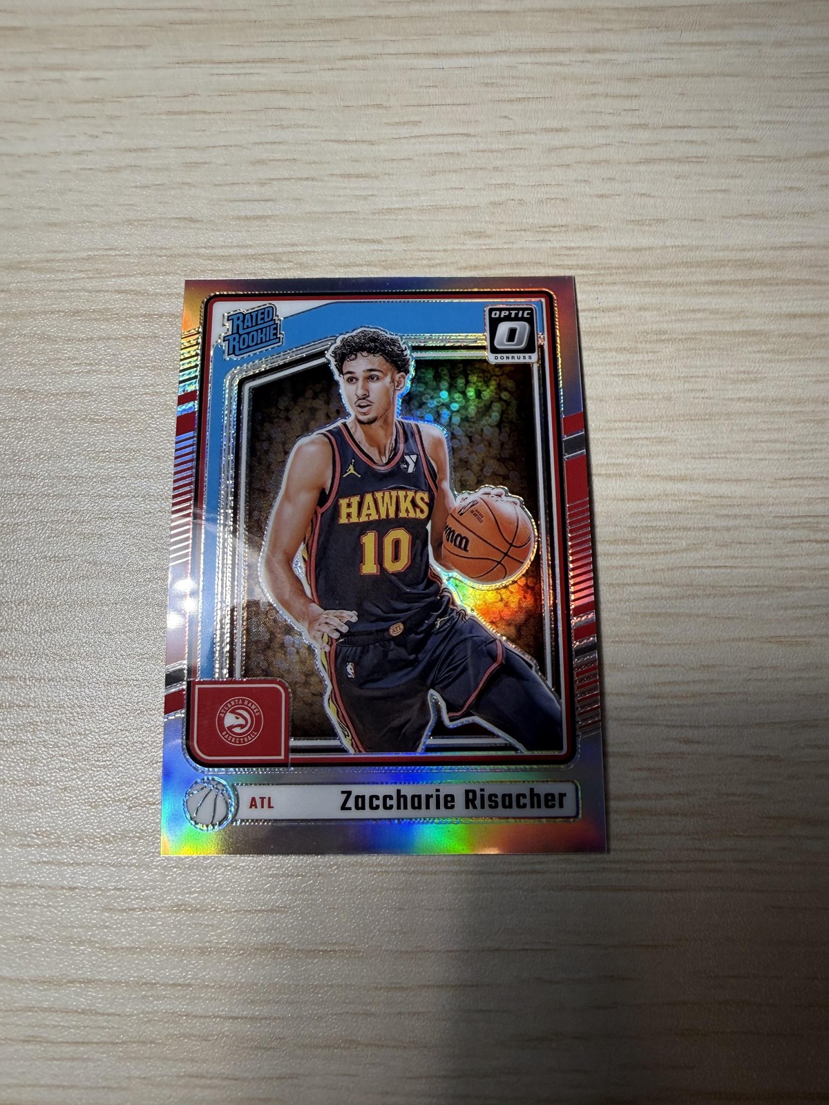 2024-25 Donruss Optic #268 Zaccharie Risacher Holo