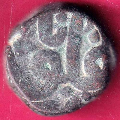 MUGHALS AKBAR ONE DAM RARE COIN #H2854