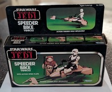 Star Wars 1983 Complete SPEEDER BIKE With Box and Instructions Kenner