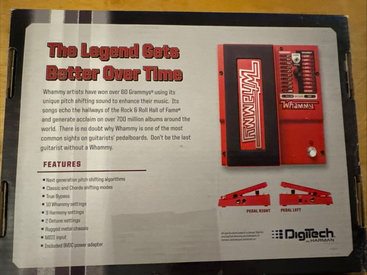 DigiTech Whammy Pitch Shifter Guitar Effect Pedal for sale online