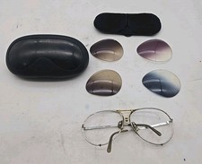 Porsche Design Carrera Sunglasses 5621-72 NEEDS REPAIR Extra Lenses Case 320
