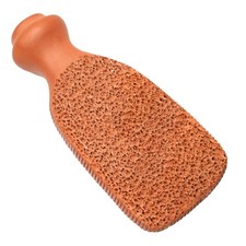 Love Natural Pumice Stone for Feet - 2-Sided Terra 1 Count Pack of 1 , Brown