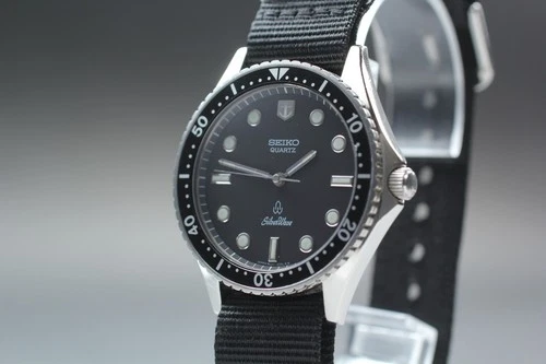 Vintage [NEAR MINT] Seiko Silver Wave 6030-6000 Quartz Mens Watch From JAPAN