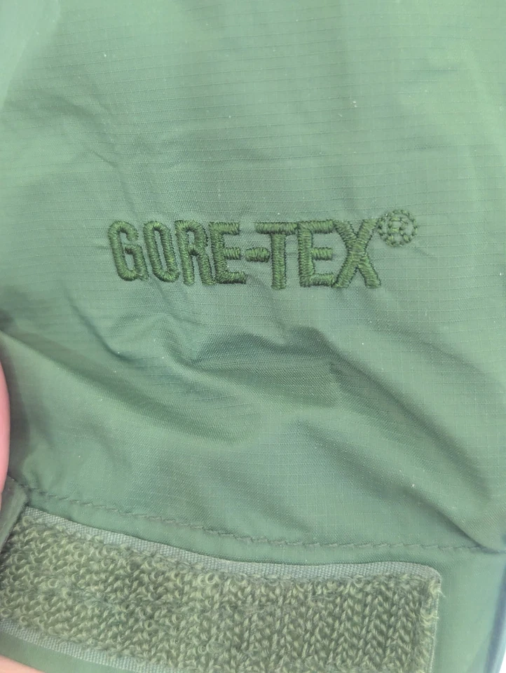 Chaqueta de Lluvia LL Bean Hombres Larga Gore Tex Parka Talla M Bolsillos Nylon Extremadamente Húmedo Foto 4 de 4