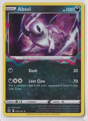 Sword and Shield- Crown Zenith 076/159 Absol Holo