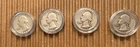 🔥 1940-64 Washington Quarter 90% Silver Circulated $1 Face Value 4 Quarters🔥