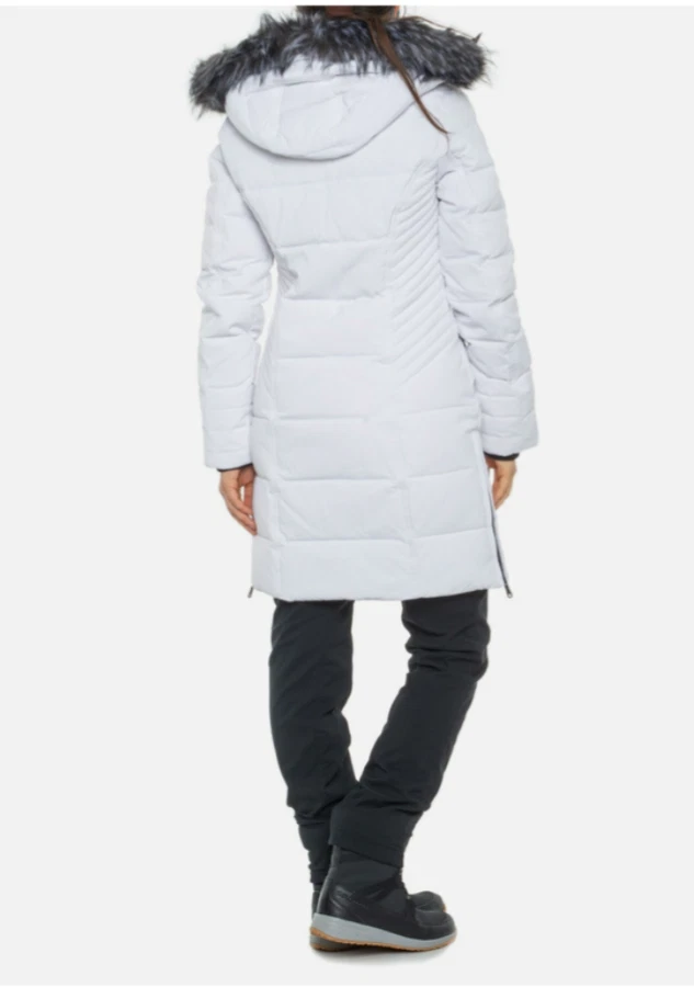 CHAQUETA ABRIGO AISLANTE PARKA LARGA PLUMÓN PAJAR CANADA SKYLARK TALLA XXL Capucha Blanca Foto 2 de 4