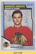 2020-21 Upper Deck O-Pee-Chee Update Blue Border Alec Regula #635 READ 0wp8
