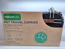 Pet Travel Carrier Black Bag Small Dogs Cats Up To 16lb Walmart EXCLUSIVE
