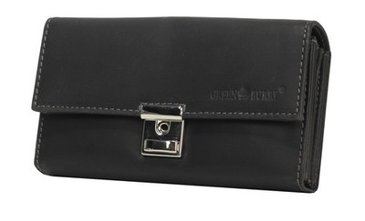 Greenburry Vintage Black KellnerBörse schwarz fÃ¼r Alltag und BÃ¼ro Geschenk Dek