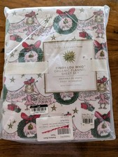 POTTERY BARN Dr. Seuss's The Grinch  Cindy-Lou Who  Organic Sheet Set-Queen-NWT