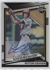 2022 Panini Elite Extra Edition Signatures Peyton Graham #51 Auto 11yh