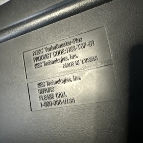 TurboGrafx 16 Turbo Booster  NEC Turbo Grafx Audio Video Enhancer TESTED