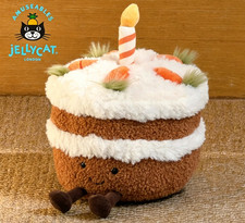 New Jellycat Amuseables Carrot Cake 21cm BNWT &Dust Bag For Gift UK SELLER