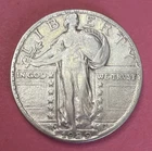 1929-D Standing Liberty Quarter 25c, Minted In Denver  VF - Very Fine