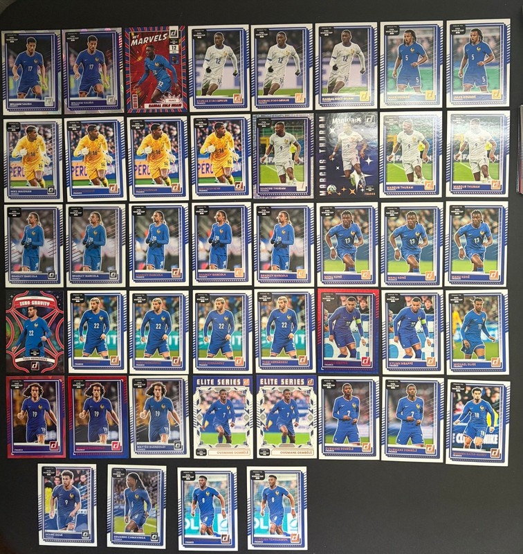 2026 Donruss World Cup France 44 Card Lot With Inserts and Parallels /50