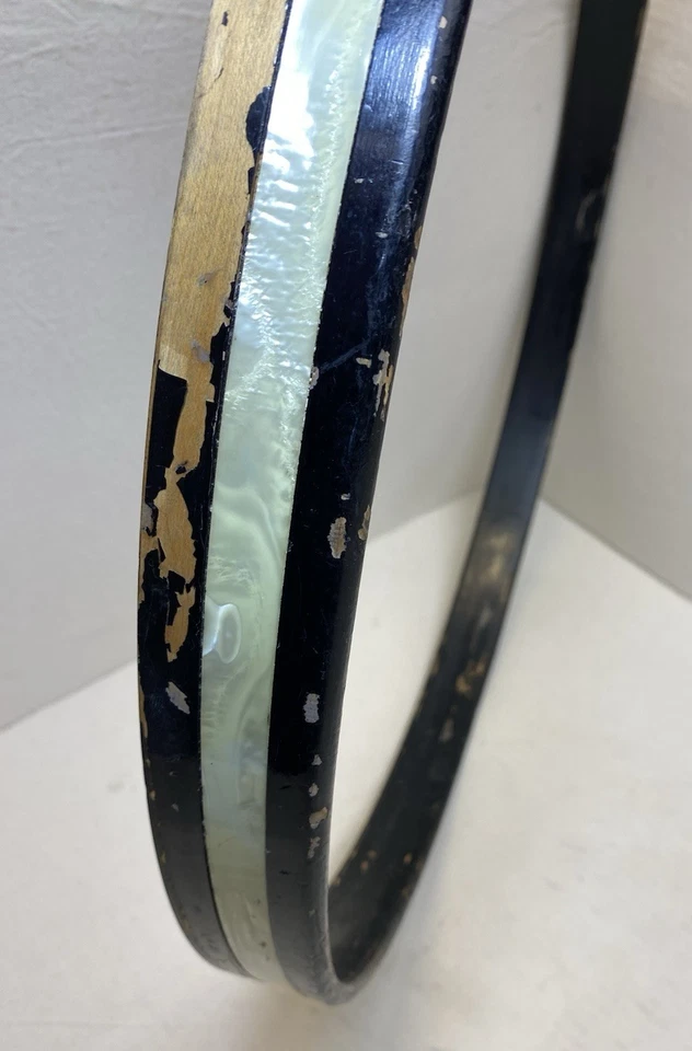 Aro/llanta de bajo vintage años 60 Ludwig 22" blanco perla marina. Foto 2 de 4