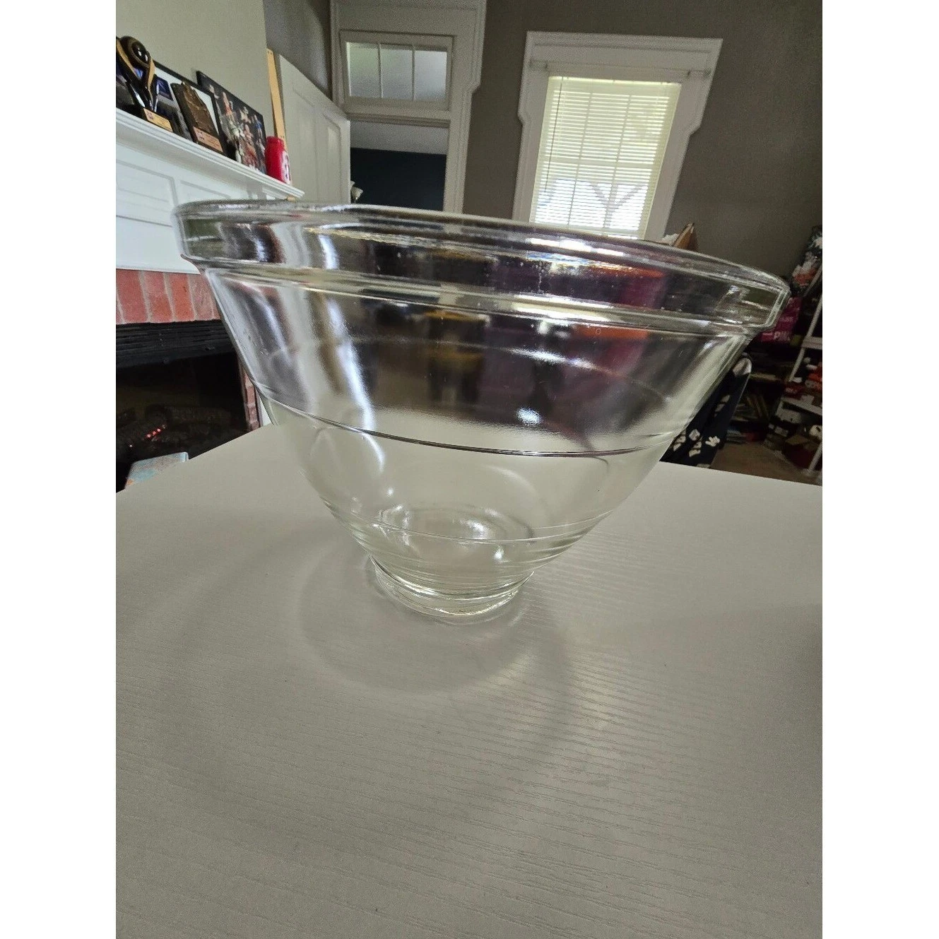 Pyrex Kitchenaid Glass Mixing Bowl. Made In USA. Lock-in Design. 3 Qt. Used