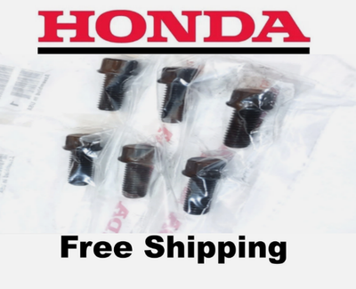 #ad HONDA CLUTCH PRESSURE PLATE DISC BOLT 6 BOLTS MANUAL TRANSMISSION OE OEM NEW SET $16.95