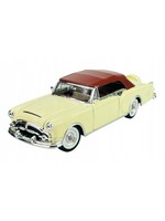 Packard Caribbean 1953 Welly MaßStab:1:24 Metall-Kunststoff Modellauto Beige