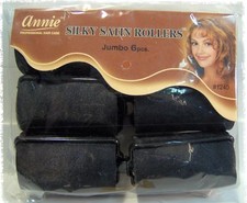 Satin Foam Hair Rollers culer no Hair Breakage jumbo 1 1/2 diameter"x 2 1/2 inch