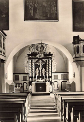 alte AK St. Georgskirche Bad Salzdetfurth ungelaufen Ansichtskarte dsc4707e