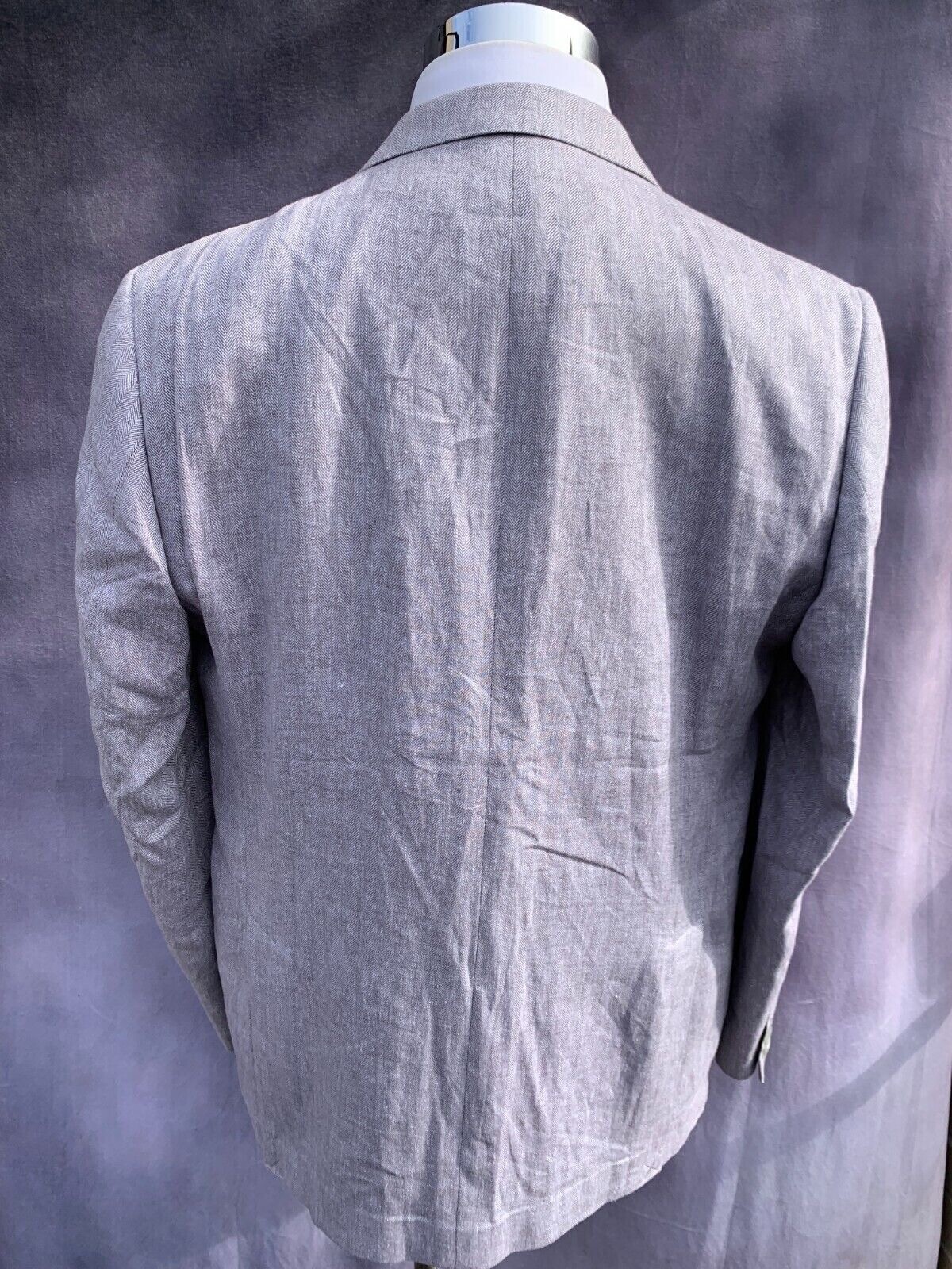 ⭐️ NEW SAKS FIFTH  AVENUE SLIM MANZONI LINEN  SPORT COAT JACKET LARGE 42 ⭐️