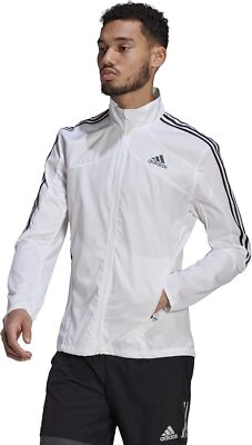 ウォーキング・ランニングウェア Adidas Jacket Men's Gym+3S WNDBREAK Adidas Essential 3S Windbreaker Men's Running Jacket Sports