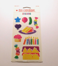 Mrs. Grossman's Stickers Lot of 3 Sheets Brand New in Package Posh Birthday  2