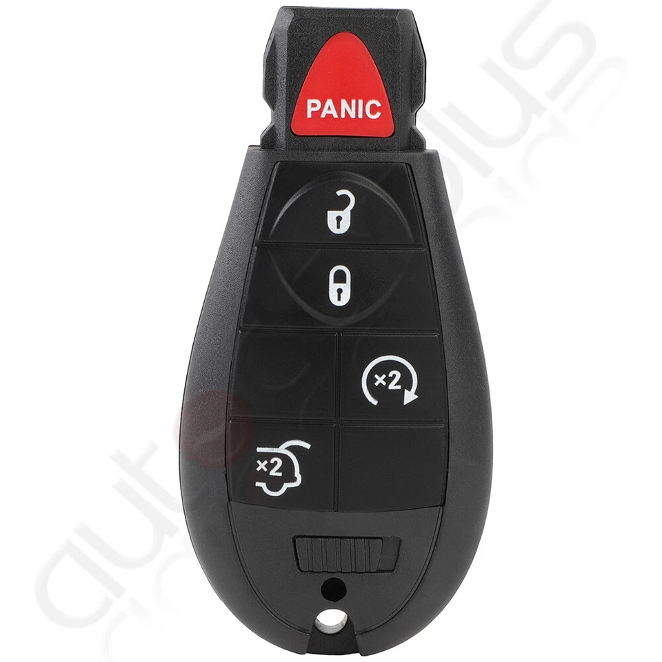 遥控汽车钥匙链适用于吉普大切诺基 2008 2009 2010 IYZ-C01C 5 按钮 — 第 3/4 张图片