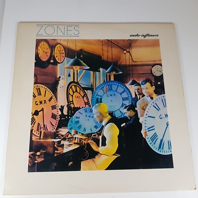 Zones - Under Influence - Vinyl LP UK 1st Press 1979 Clocks Cover