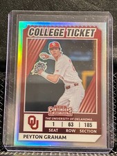Peyton Graham 2022 Elite Extra College Ticket Holo #15 Oklahoma Sooners
