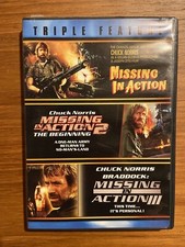 3 Pack Action Missing in Action 1 MIA 2 MIA III DVD, 2011 Chuck Norris