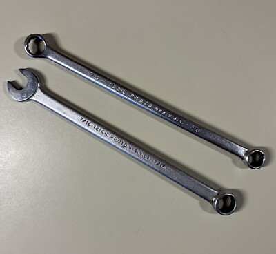 Vintage Proto Forged Steel Crescent 7/16 And 7/16 -3/8 12 Point Wrench USA