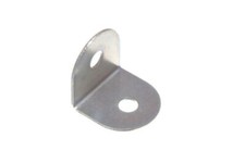 Pack Of 10 Worktop Brackets Steel Mini 19mm Square ( 3/4'' ) Free P&P