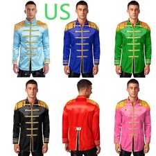 Mens Steampunk Vintage Jacket Victorian Tailcoat Renaissance Medieval Costume