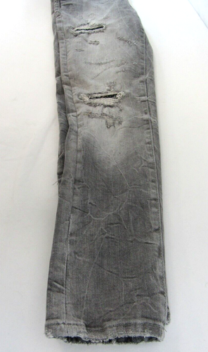 Jordan Craig Legacy Edition Denim Jeans Cement Wash Moto Skinny Boy's 12 New - Picture 7 of 7