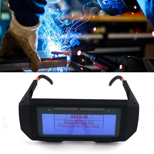 Solar Powered Auto Darkening Welding Mask Goggles Welding Glasses Eye protection