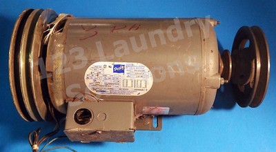 doerr motor electric 220v washer milnor used 4hp ph 3ph 2hp 3450rpm