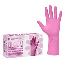 100 XS Nitrile Exam Disposable Pink Gloves, Latex & Powder Free, Extra Small