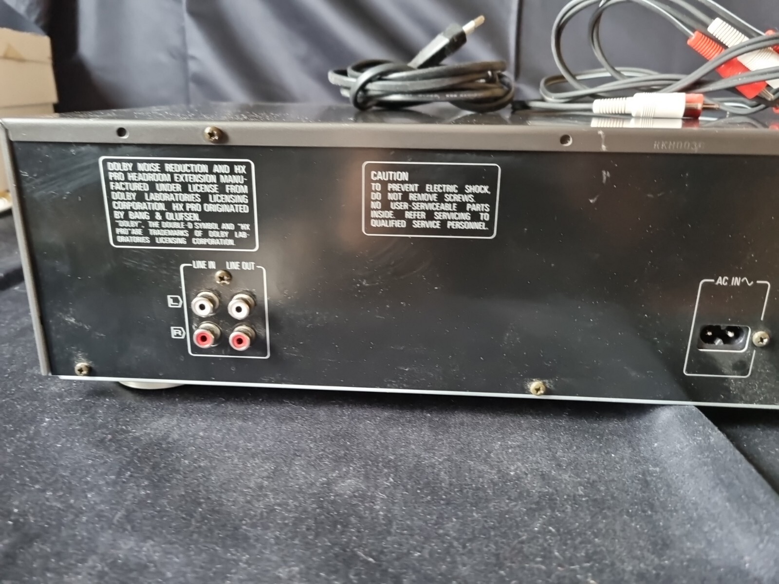 Technics RSBX404 STEREO CASSETTEN DECK mit Bedienungsanleitung eBay