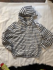 Gap Kids Girls Striped XXL 14-16 Sailor Windbreaker Full Zip Hoodie Jacket