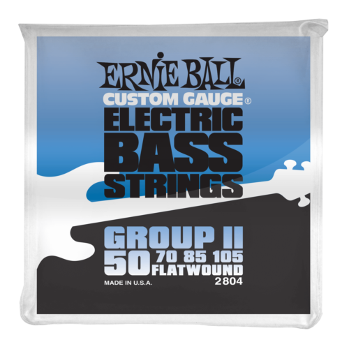 Ernie Ball Flatwound Group II Corde per bassi elettrici 50-105 - Foto 1 di 1